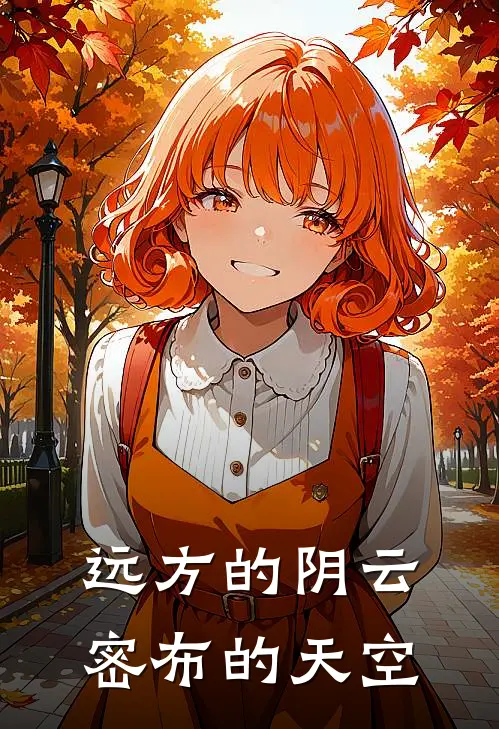 远方的阴云密布的天空